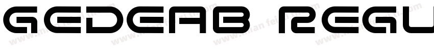 GedeaB Regular字体转换